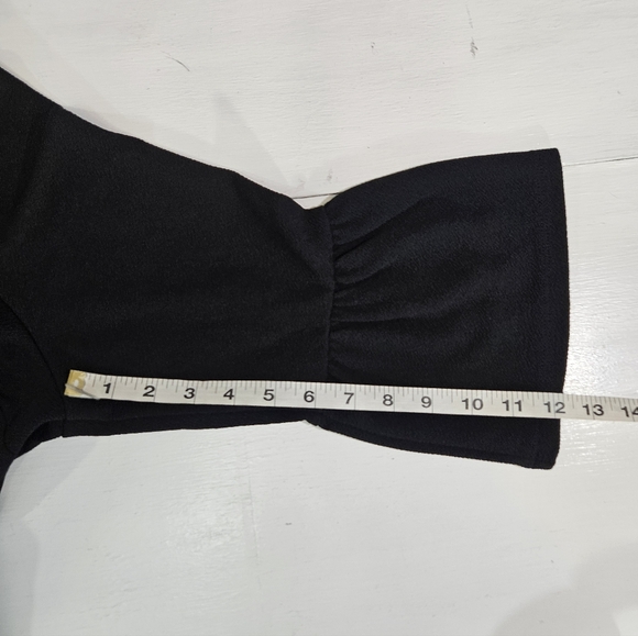 NWT Lane Bryant black tiered blouse women's size 14/16 - Picture 5 of 7